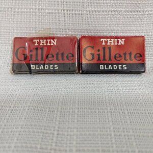 Vintage 1938 Gillette Thin Blades